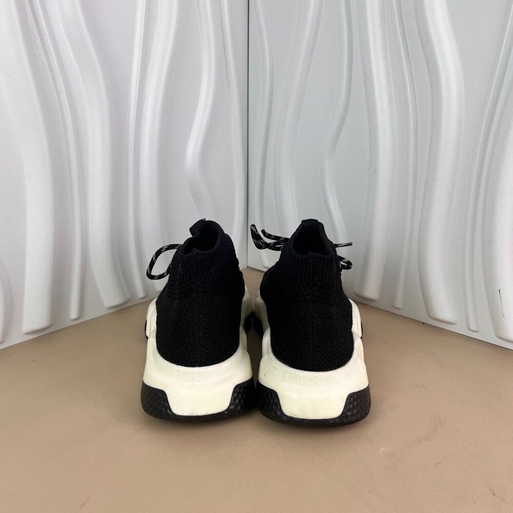Balenciaga Sock Sneakers Black & White - Picture 4 of 7